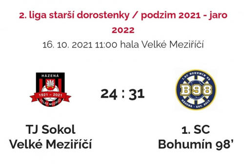 Starší dorostenky vybojovaly ve Velkém Meziříčí cenné vítězství.